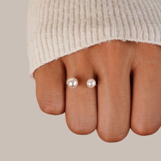 Durya Double Perlen Wrap Ring Alma