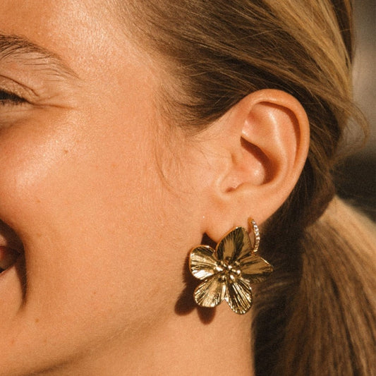 Gold Blossom Ohrringe Alma