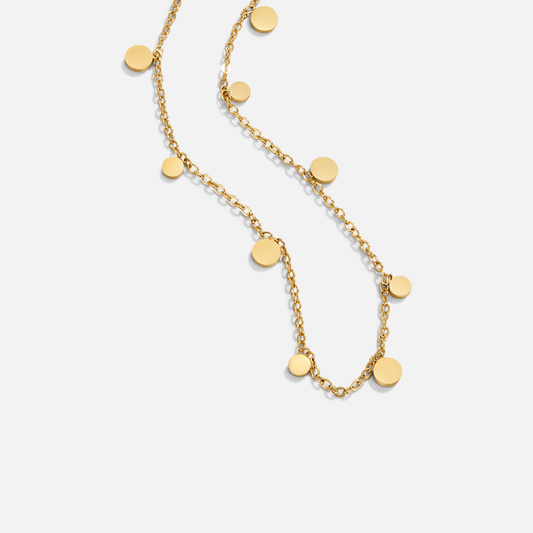 Agatha Gold Droplet Halskette Alma