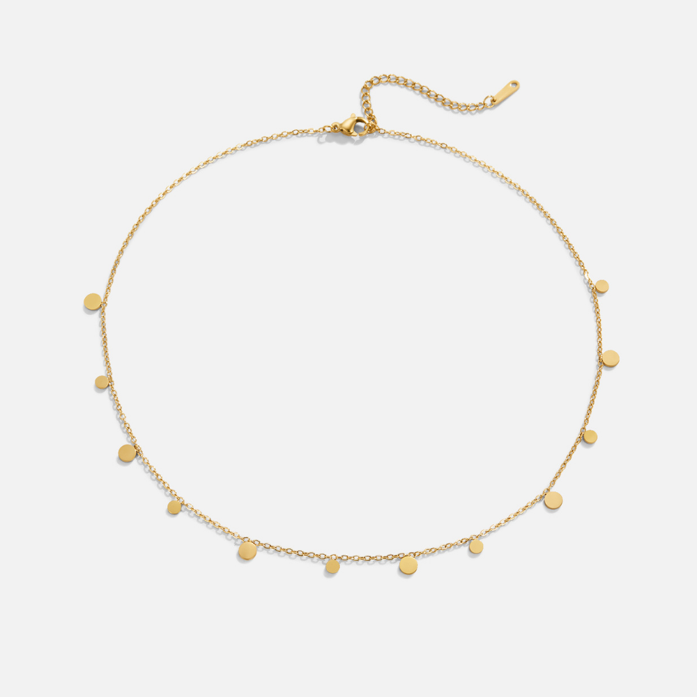 Agatha Gold Droplet Halskette Alma