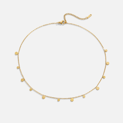 Agatha Gold Droplet Halskette Alma