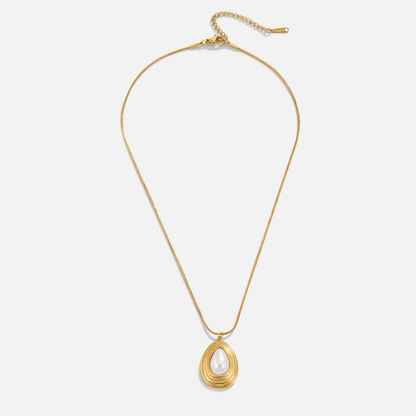 Vintage Camila Teardrop Halskette Alma