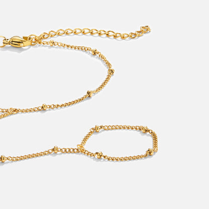 18K Gold Hand Ketten Armband 1069 Alma
