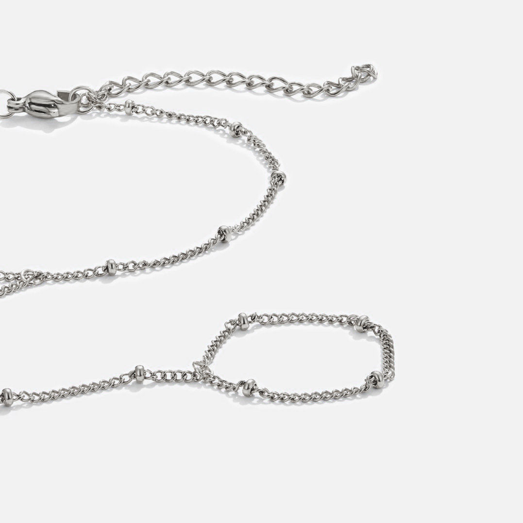 Silber Hand Ketten Armband Alma