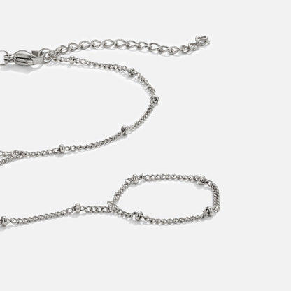 Silber Hand Ketten Armband Alma
