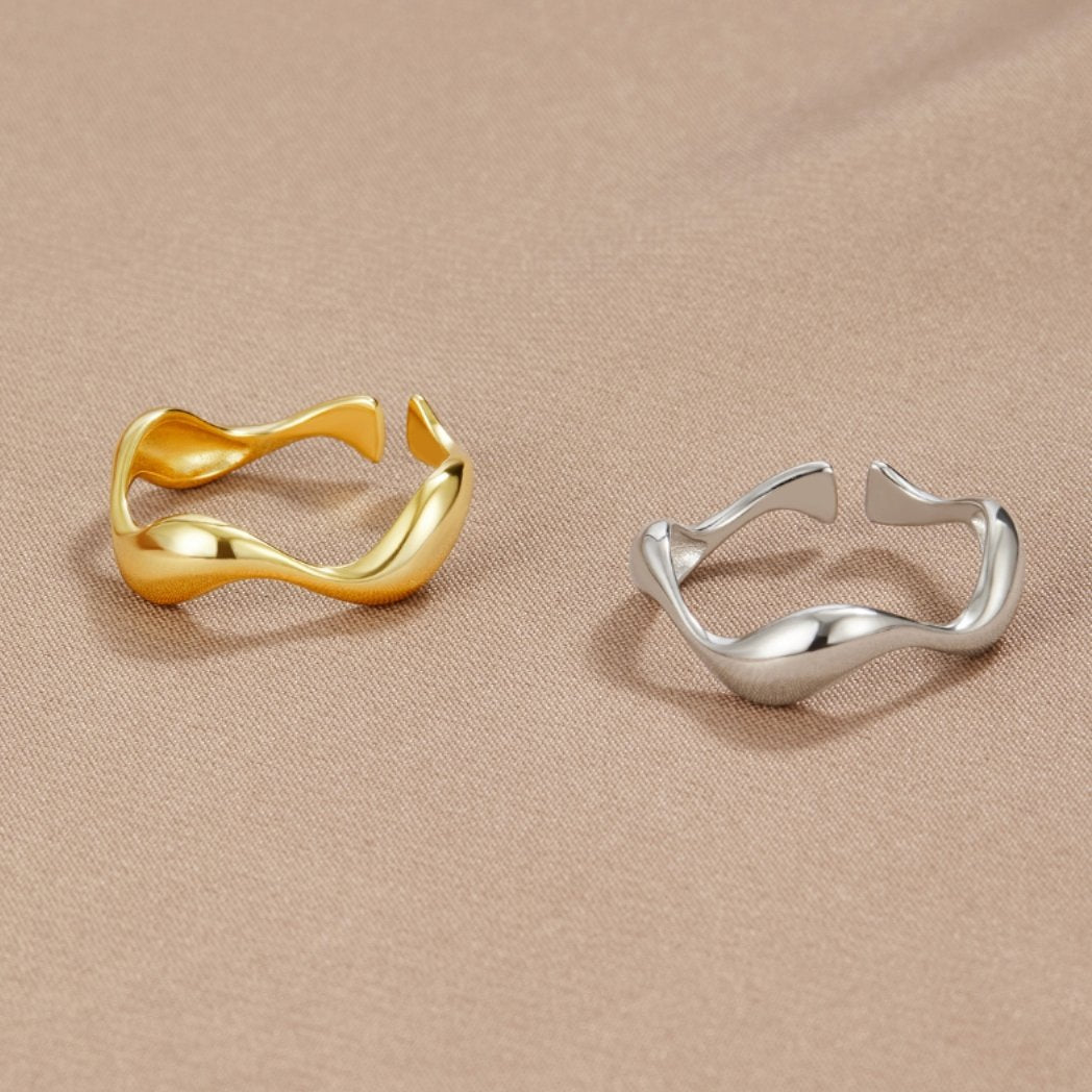 18K Gold Welle Ring Alma