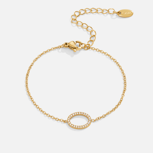 Kaia Round Kristall Armband Alma