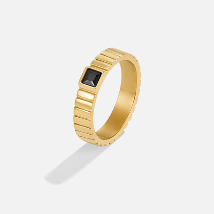 Talia Black Goldring Alma