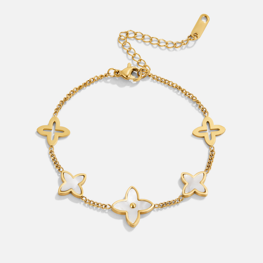 White Blossom BlüTen Armband Alma
