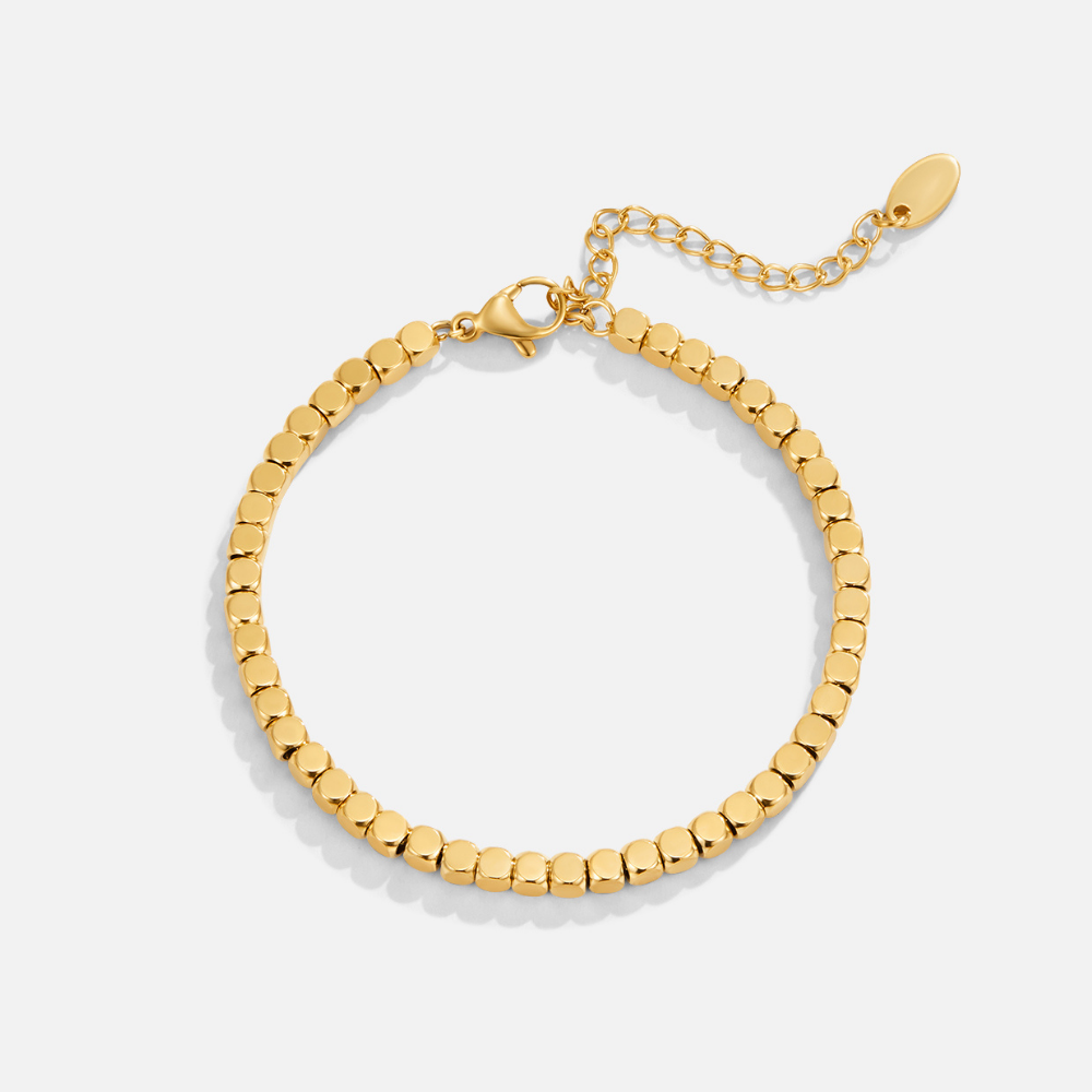 Lexi 18K Gold Cube Armband Alma