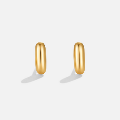 Gold Bubble Buchstaben Ohrringe Alma