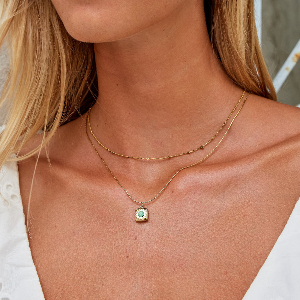 Lara Vintage Goldhalskette Alma