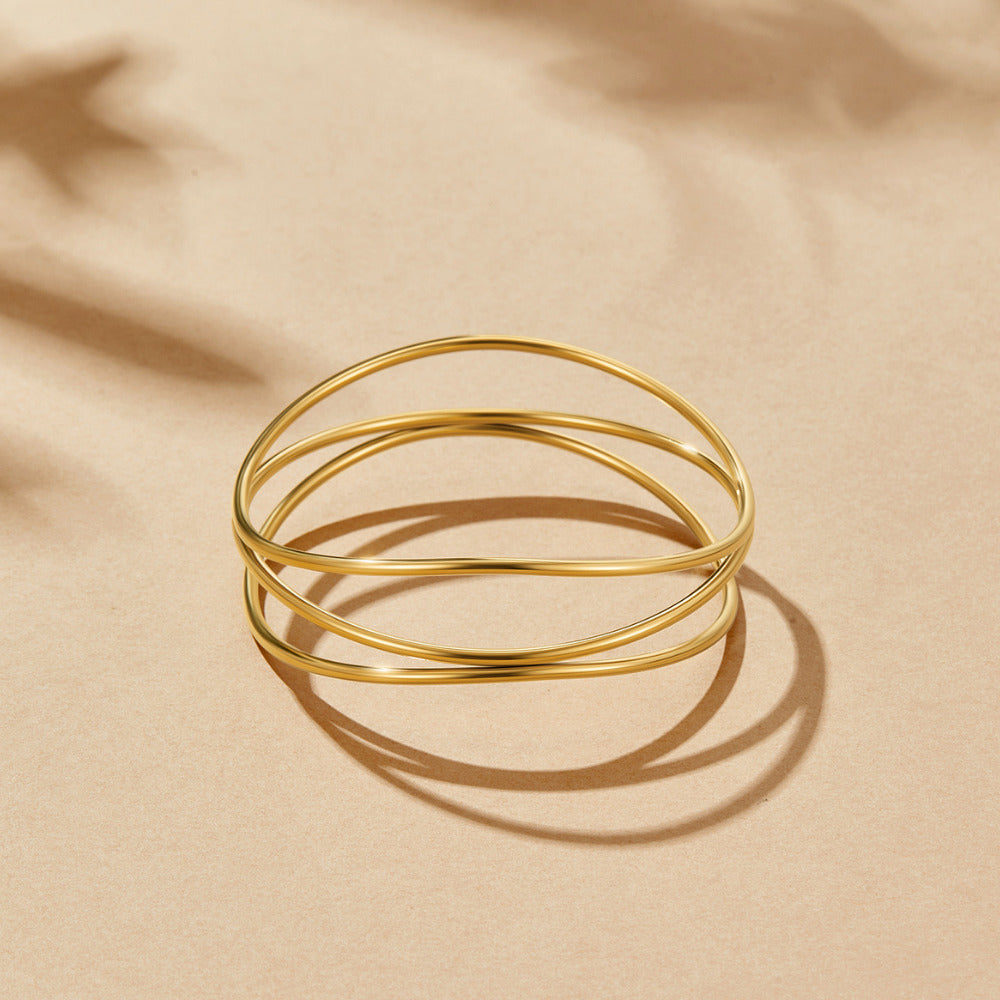 Sabrina Gold Mehrlagige Armreif Alma
