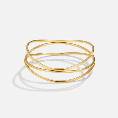 Sabrina Gold Mehrlagige Armreif Alma