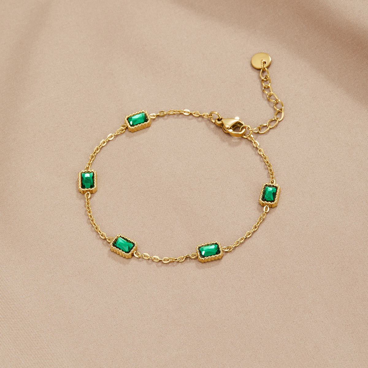 Trinity Smaragd Armband Alma