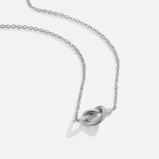 Adela Knot Silber Halskette Alma