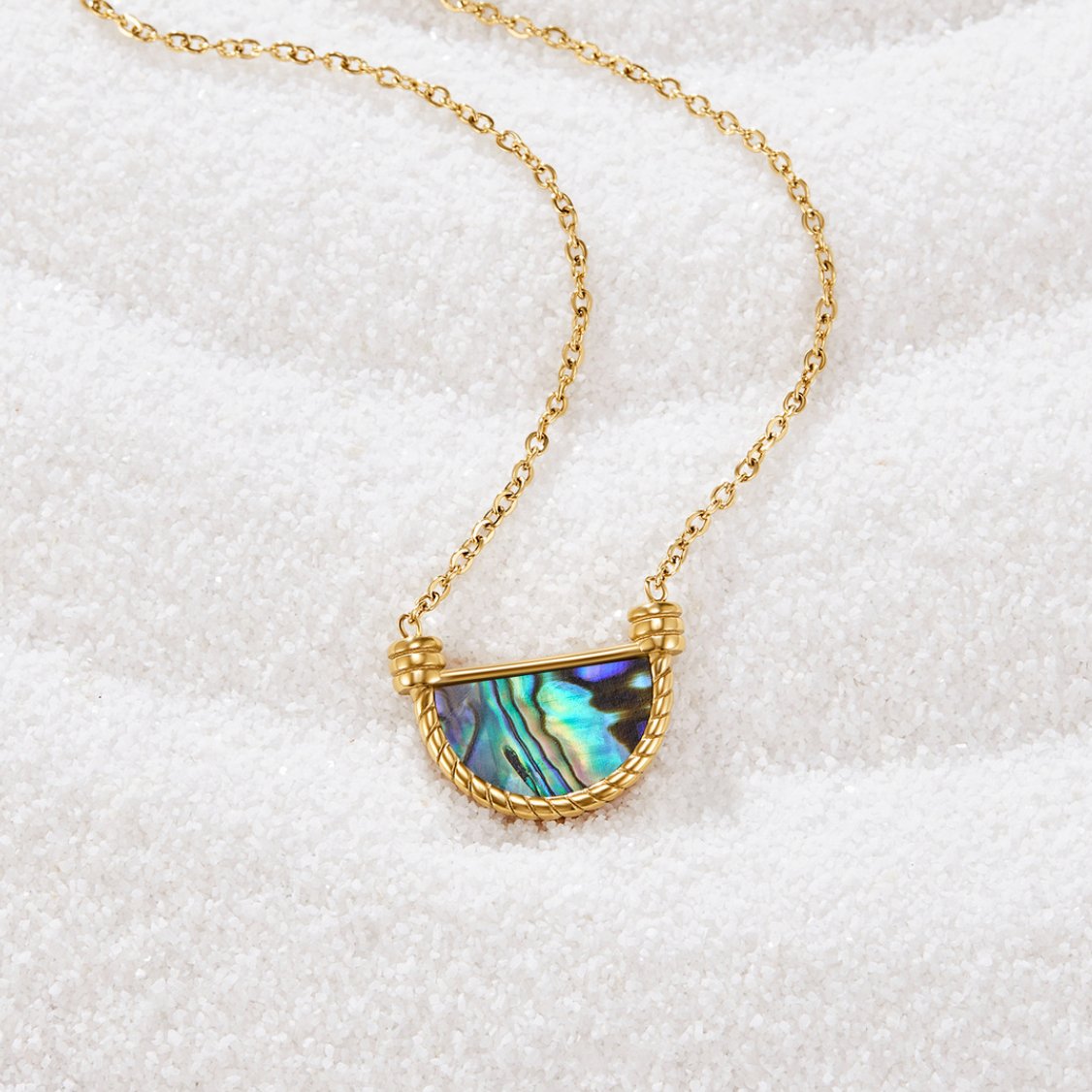 Amalfi Turquoise Shell Ohrringe Alma