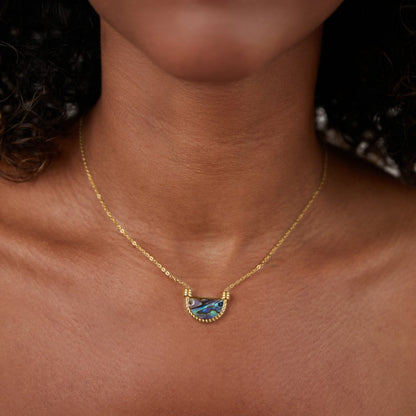 Amalfi Turquoise Shell Halskette Alma