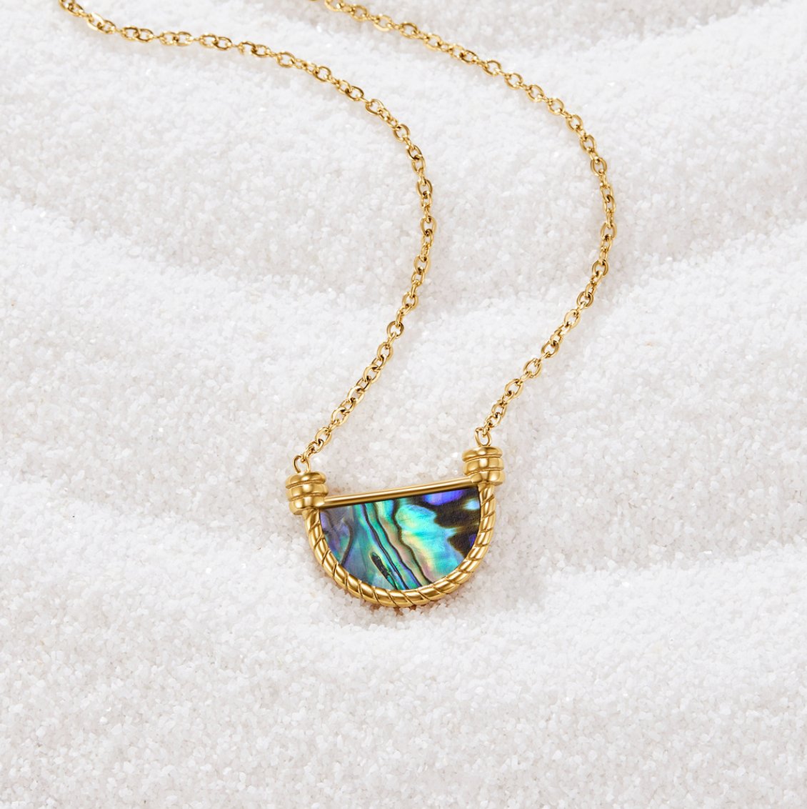 Amalfi Turquoise Shell Halskette Alma