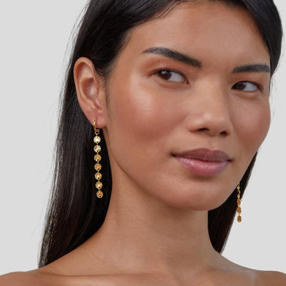Amari 18K Gold Disc Ohrringe Alma