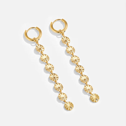 Amari 18K Gold Disc Ohrringe Alma
