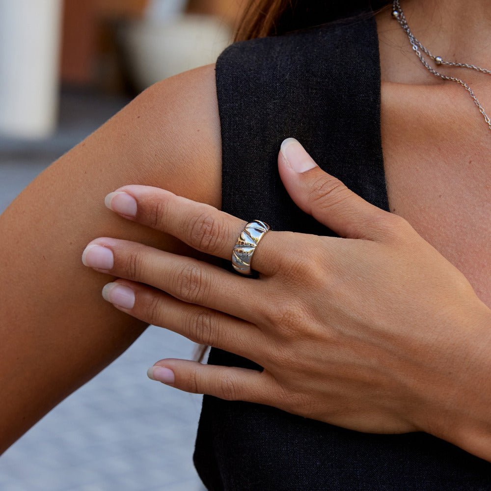 Anika Chunky Silber Ring Alma
