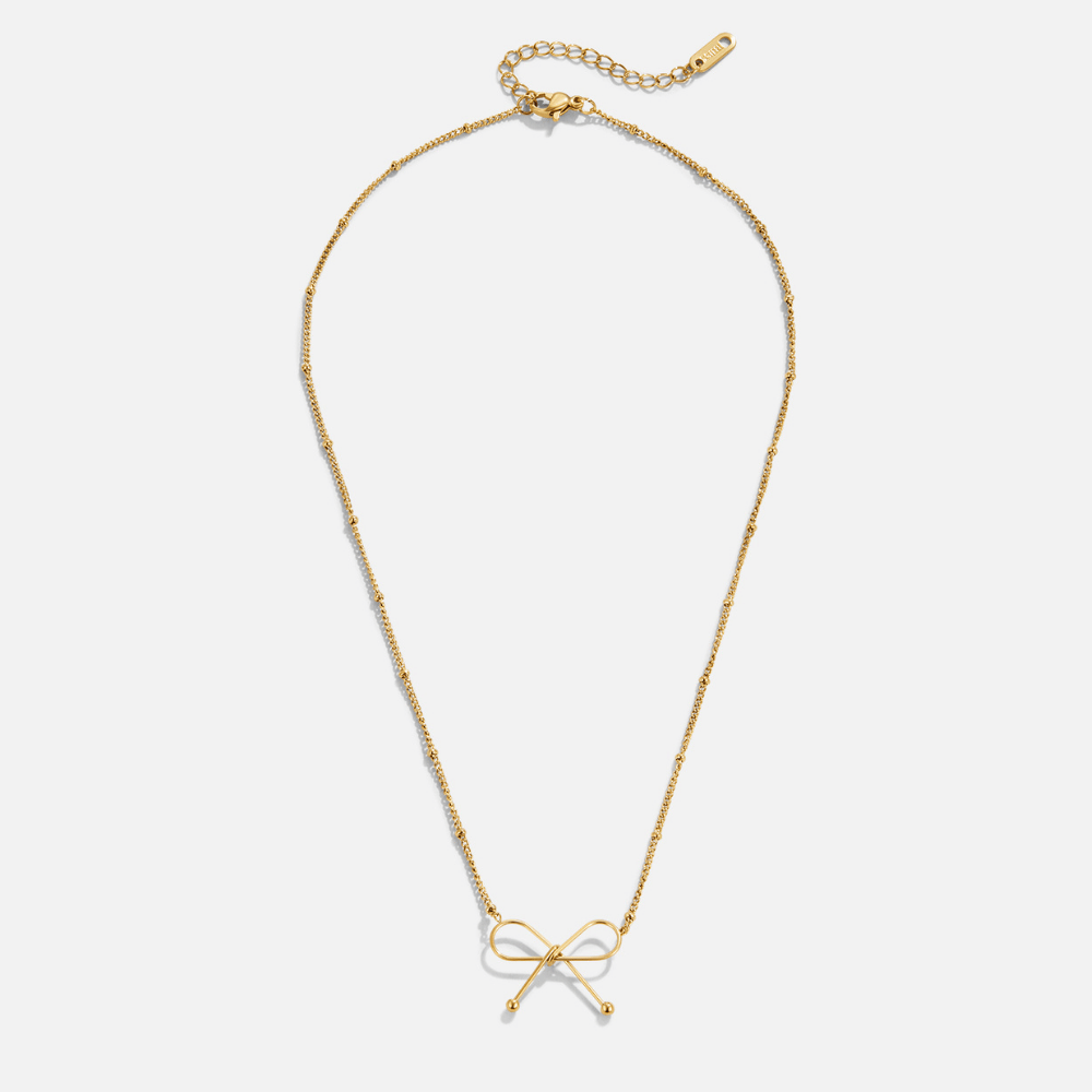 Anika Gold Bow Halskette Alma