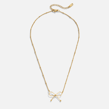 Anika Gold Bow Halskette Alma
