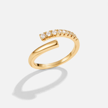 Arya Gold & Kristall Wrap Ring Alma