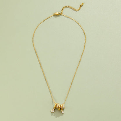 Aurea Goldring Pendant Halskette Alma