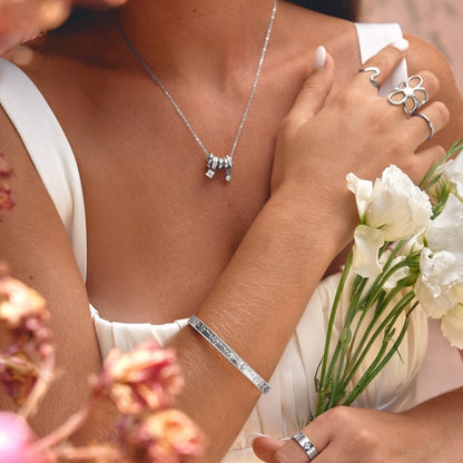 Aurea Silber Ring Pendant Halskette Alma