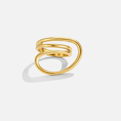 Ava Gedreht Welle Ring Alma