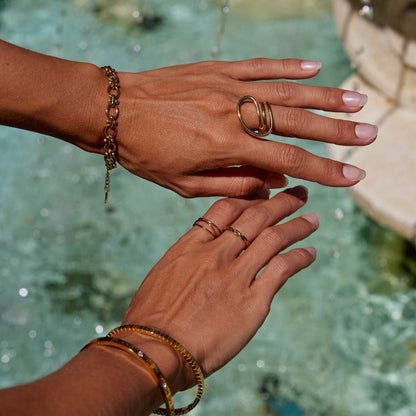 Ava Gedreht Welle Ring Alma