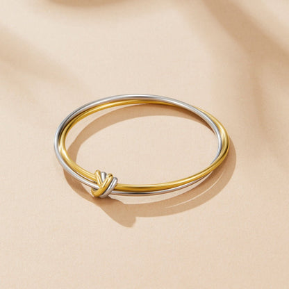 Ava Two-Toned Gedreht Armreif Alma