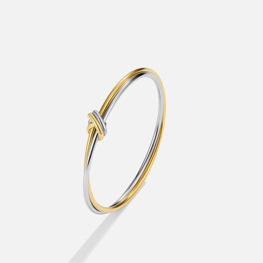 Ava Two-Toned Gedreht Armreif Alma