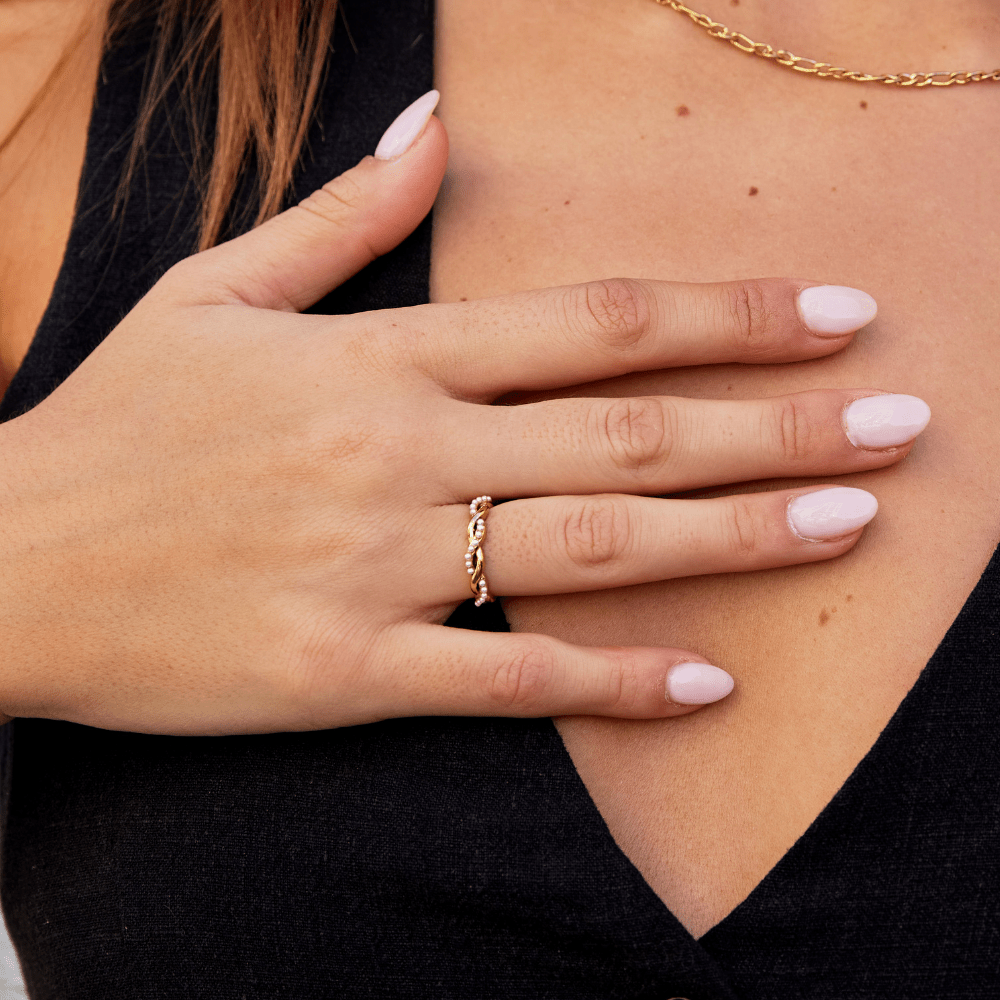 Bella Twist Perlen Ring Alma