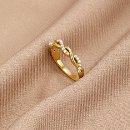 Bella Twist Perlen Ring Alma