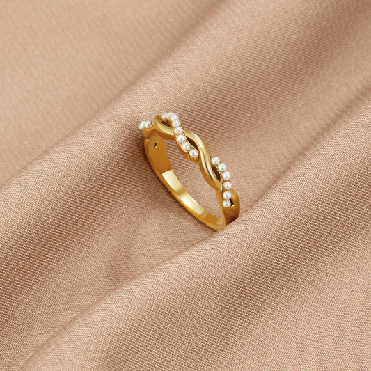 Bella Twist Perlen Ring Alma