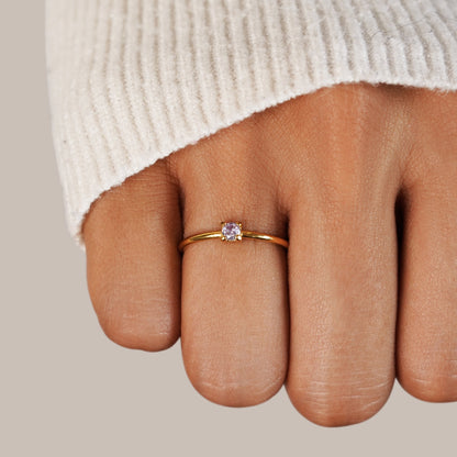 Geburtsstein 18K Gold Rings Ring Alma