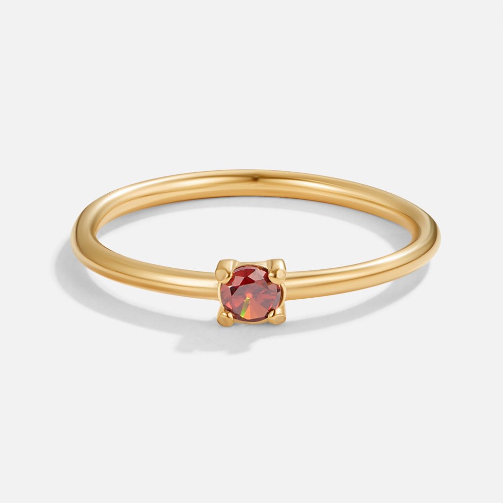 Geburtsstein 18K Gold Rings Ring Alma