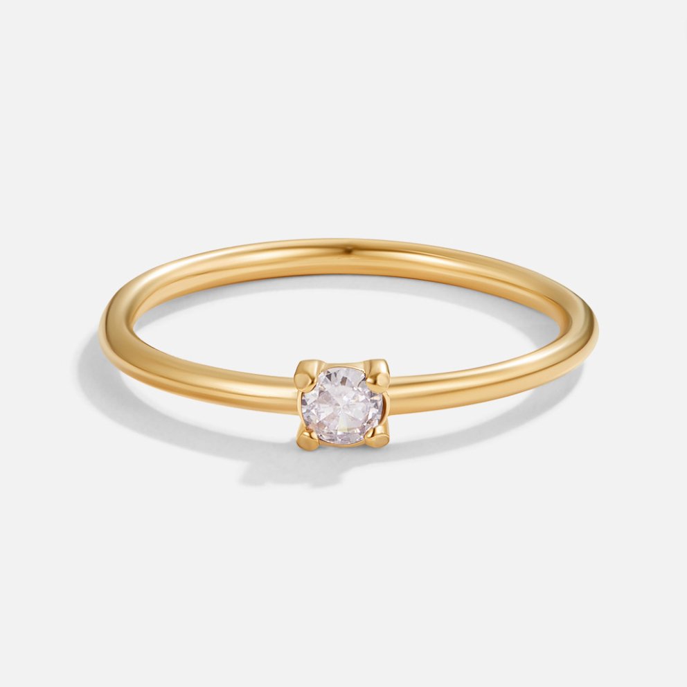Geburtsstein 18K Gold Rings Ring Alma