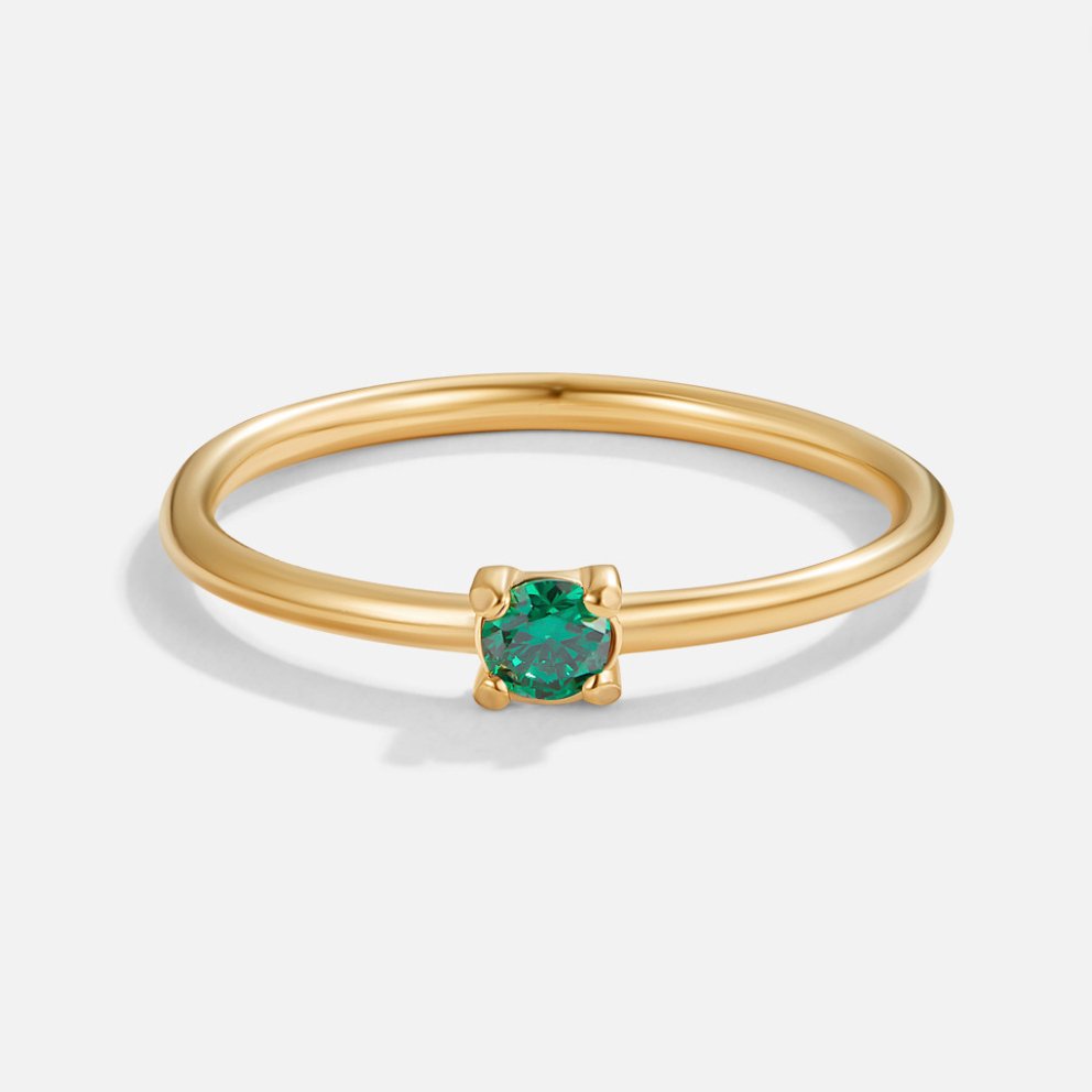 Geburtsstein 18K Gold Rings Ring Alma