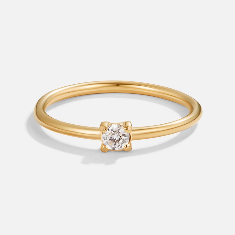 Geburtsstein 18K Gold Rings Ring Alma