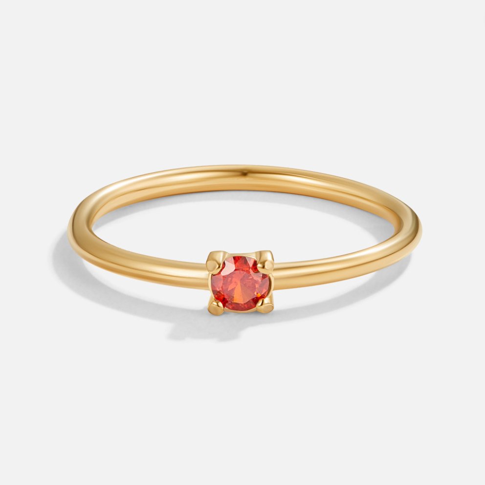 Geburtsstein 18K Gold Rings Ring Alma