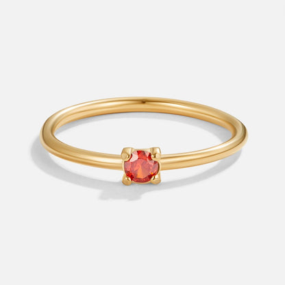 Geburtsstein 18K Gold Rings Ring Alma