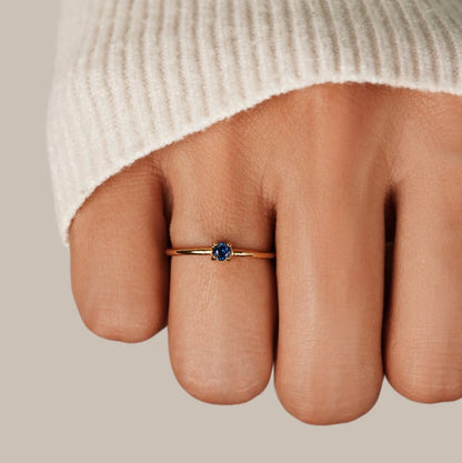 Geburtsstein 18K Gold Rings Ring Alma