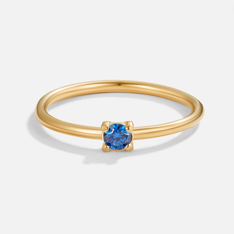 Geburtsstein 18K Gold Rings Ring Alma