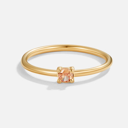 Geburtsstein 18K Gold Rings Ring Alma