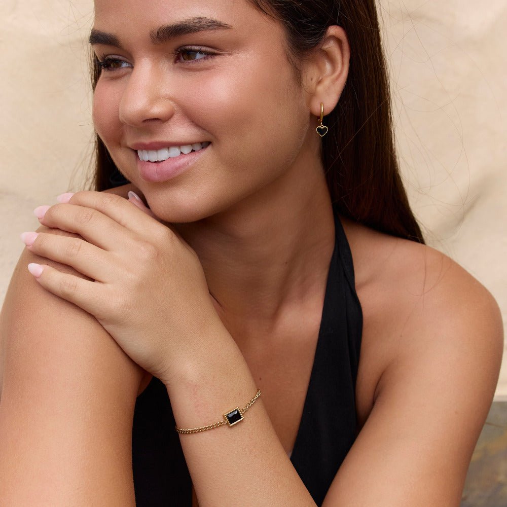 Black Onyx Armband Alma