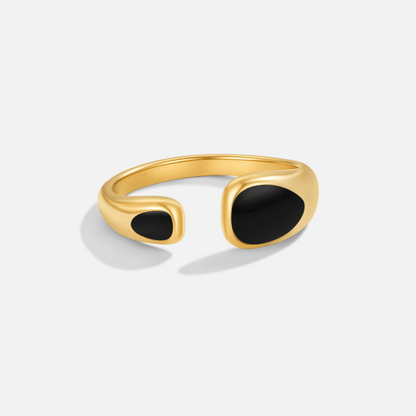 Black Sahara Wrap Ring Alma